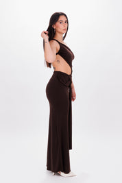 Longdress Amélie choco