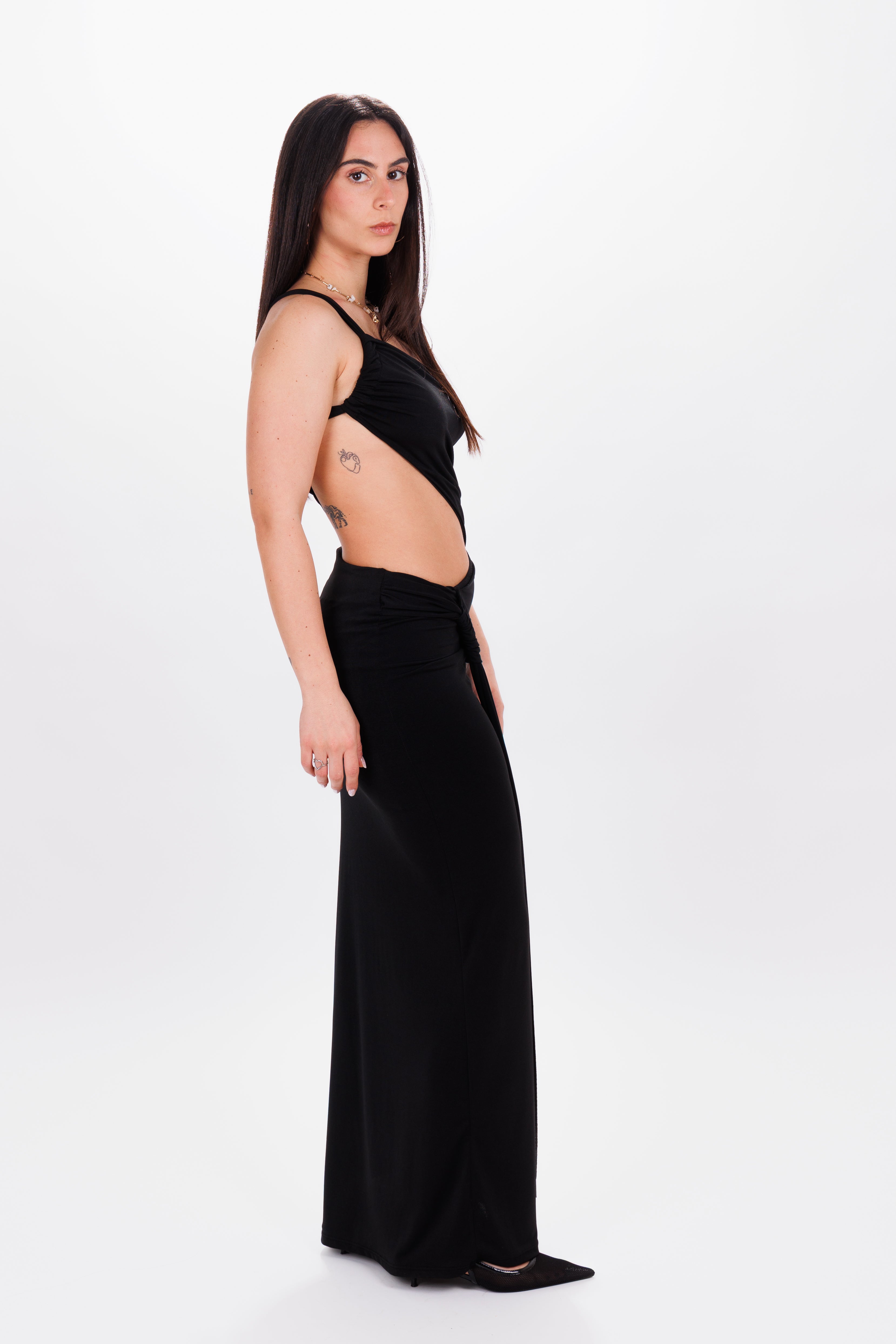 Longdress Amélie nero