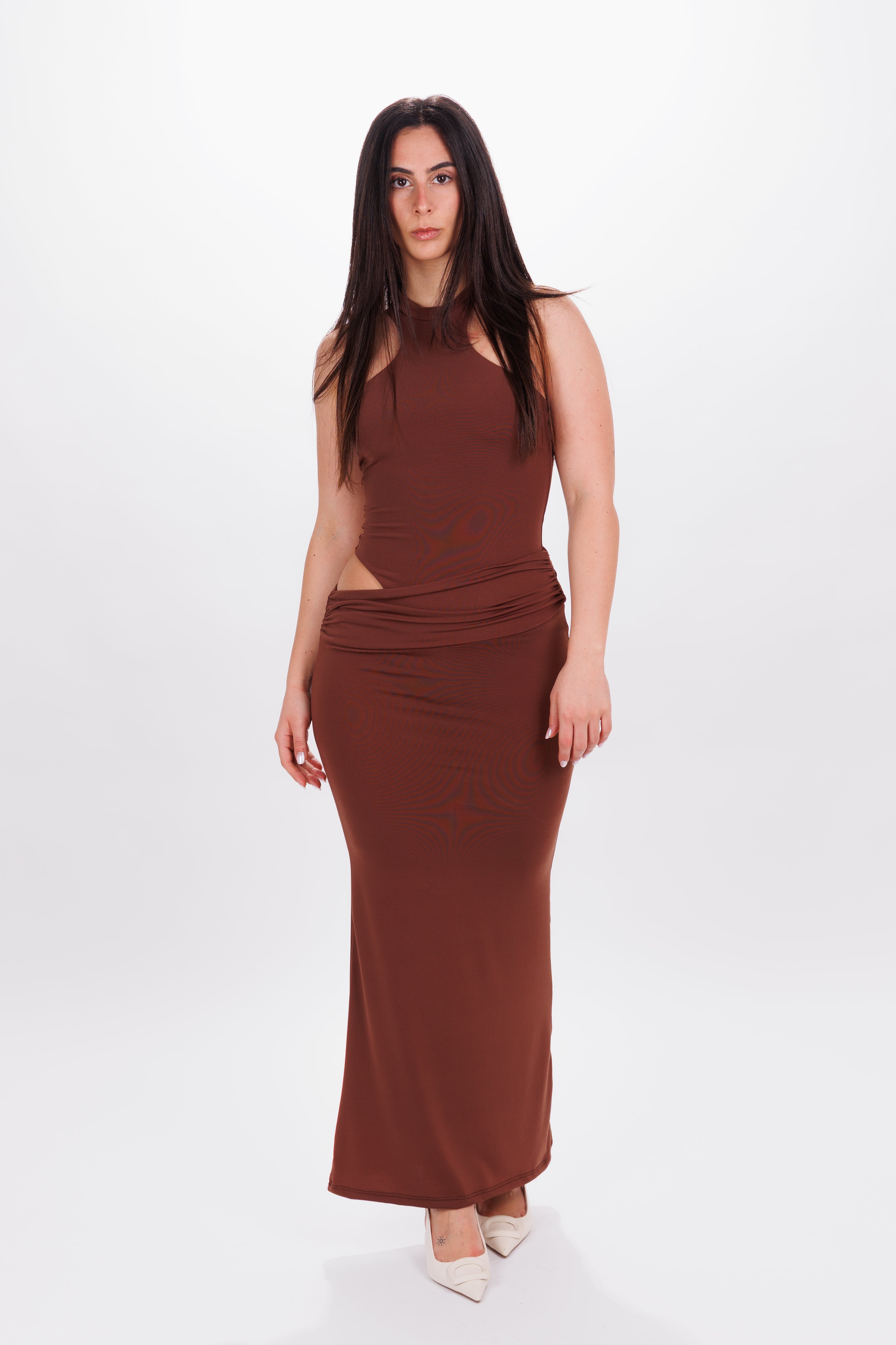 Longdress Desiree choco
