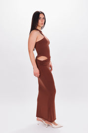 Longdress Desiree choco
