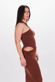 Longdress Desiree choco