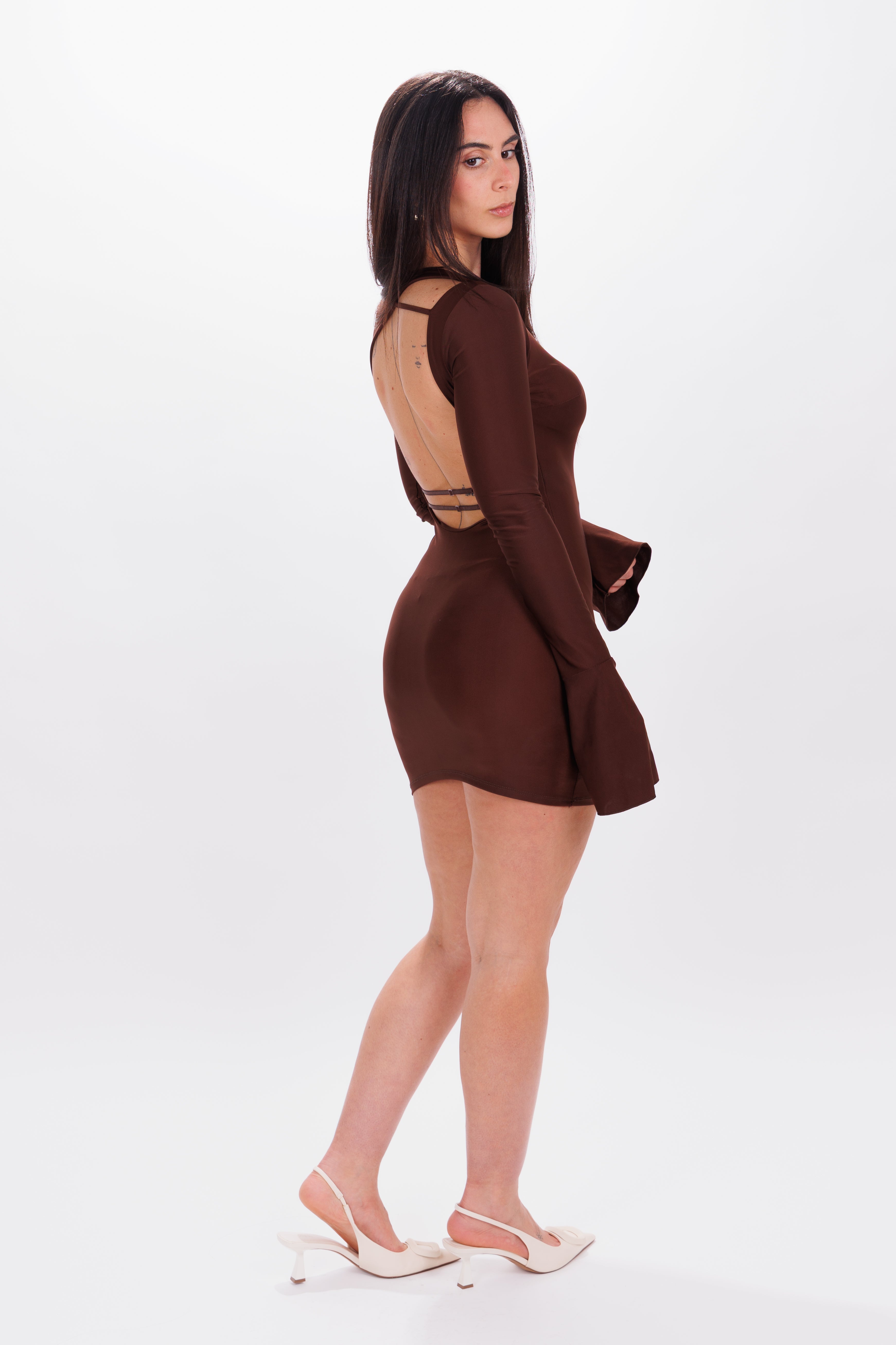 Minidress Clelia choco