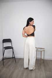 Jeans Undyed  creamy
