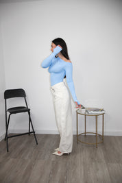 Maglia kim azzurra