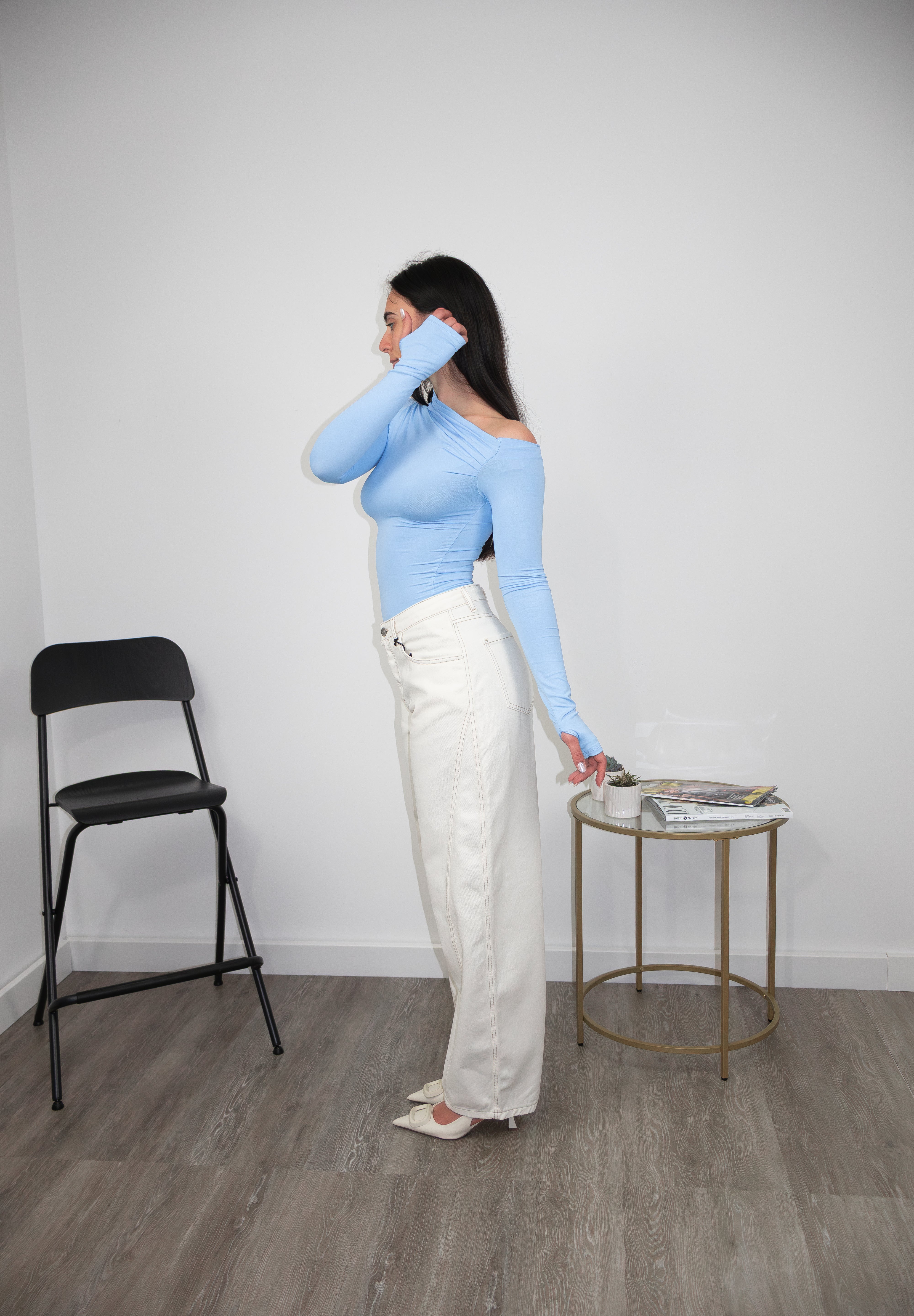 Maglia kim azzurra