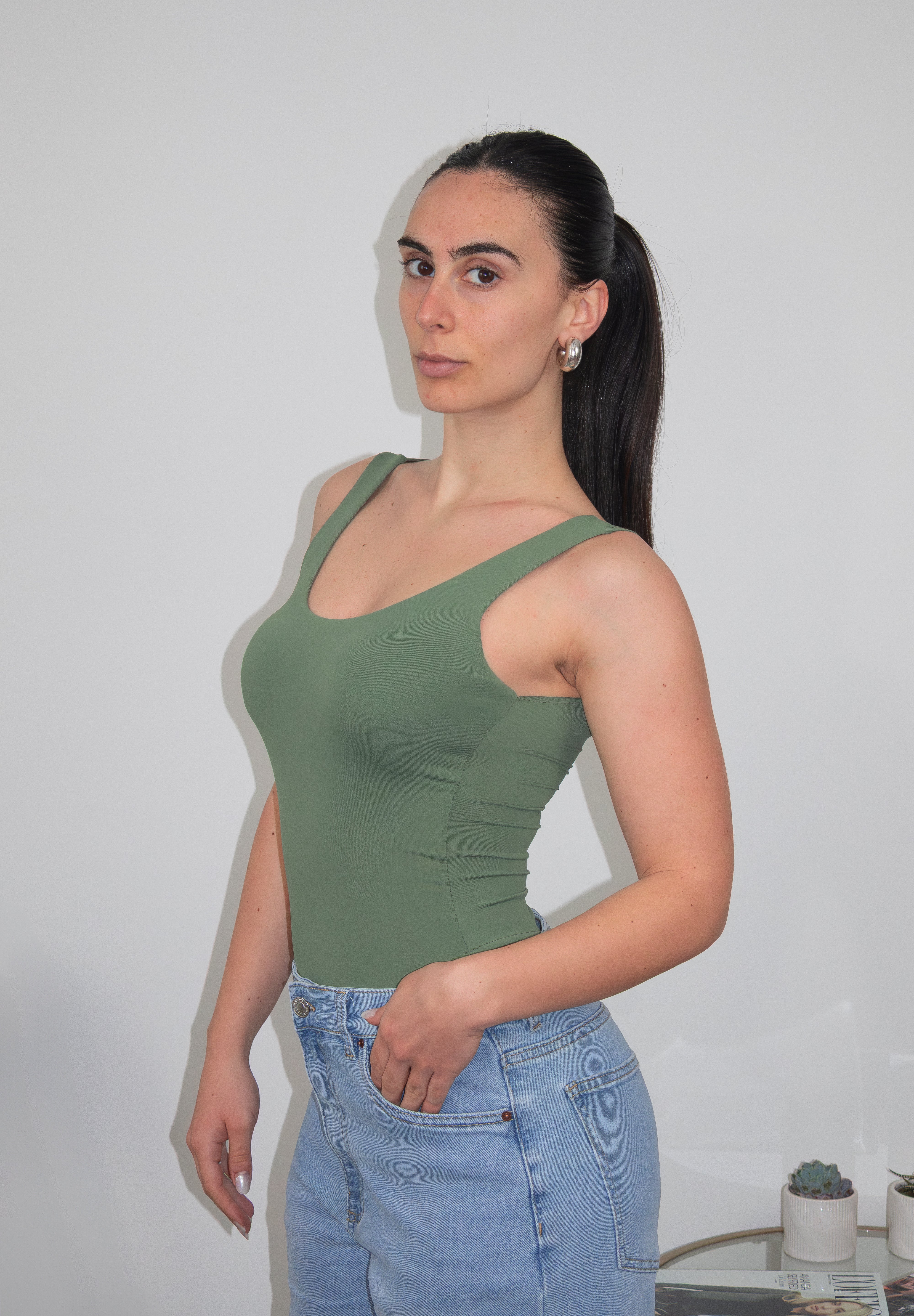 Body Desire verde militare