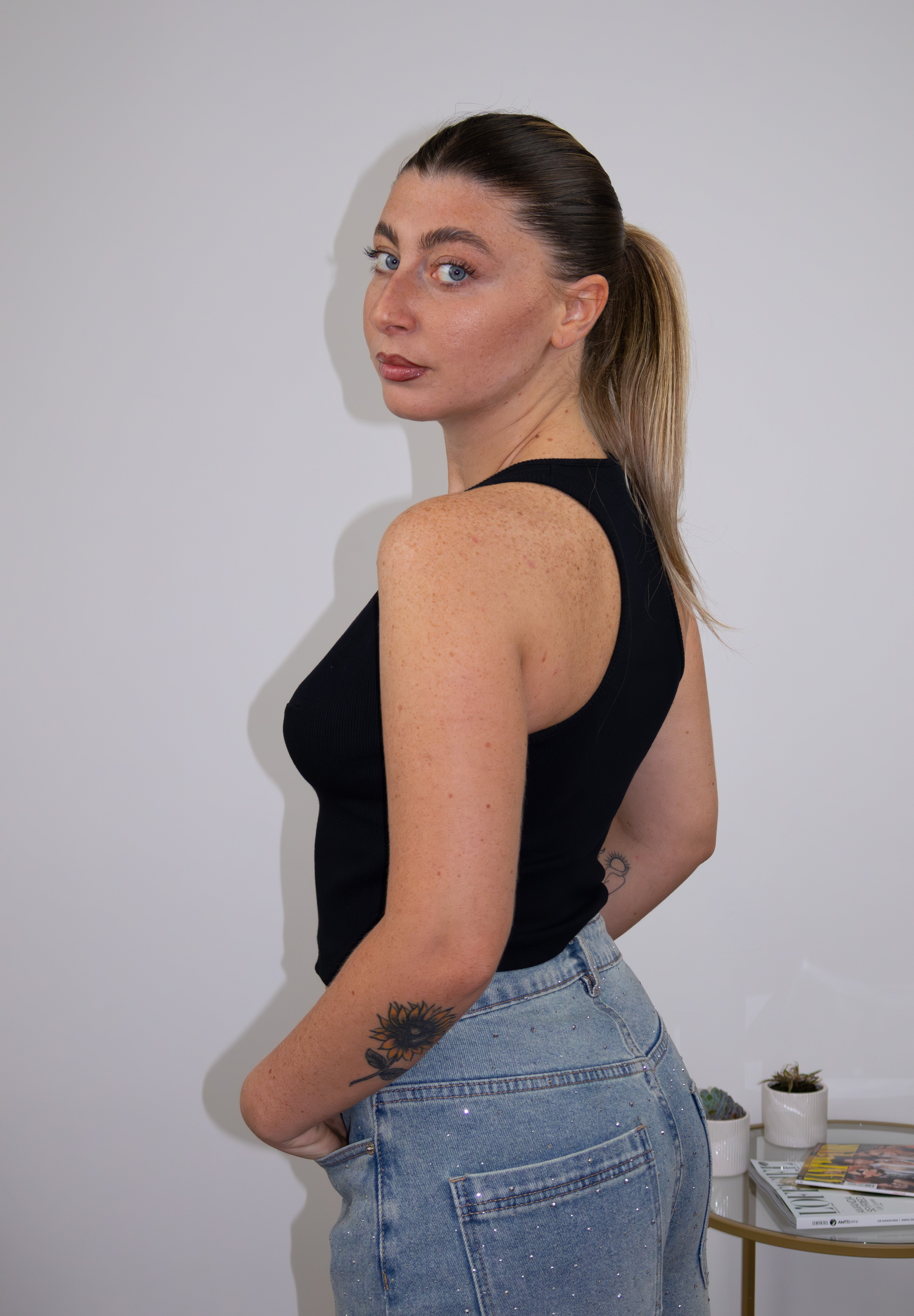 Top zip  nero