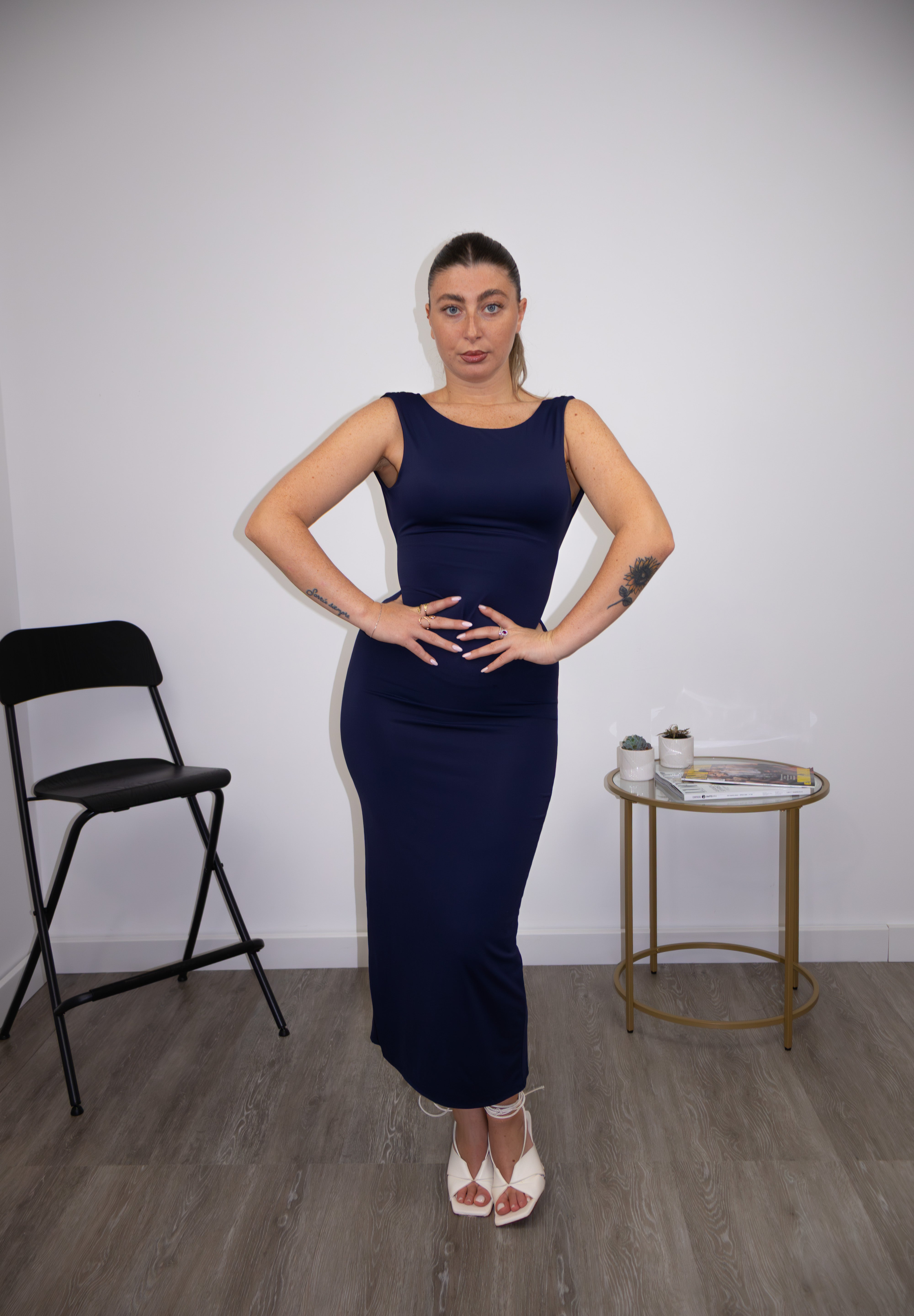 Dress glow blu
