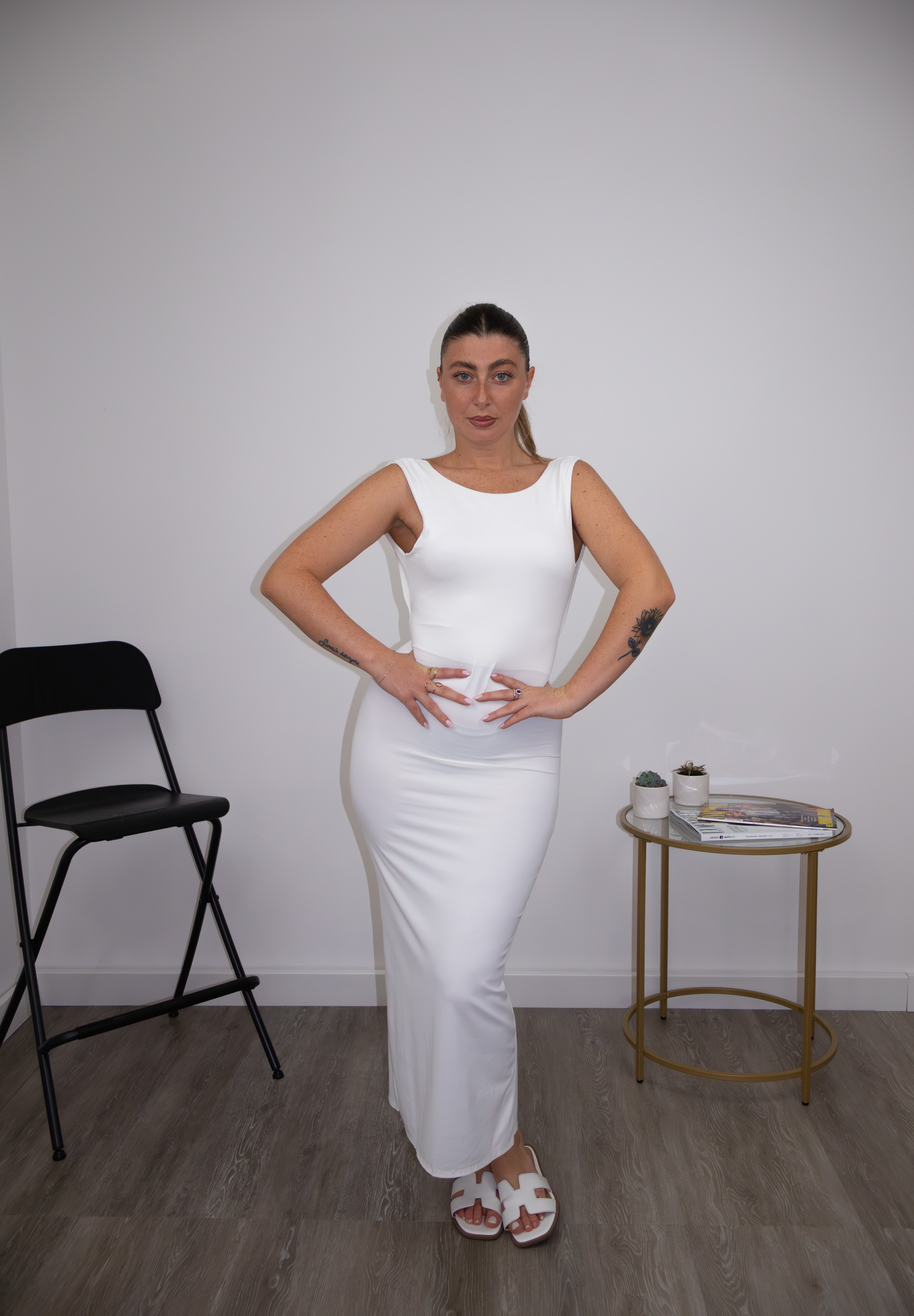Dress glow bianco