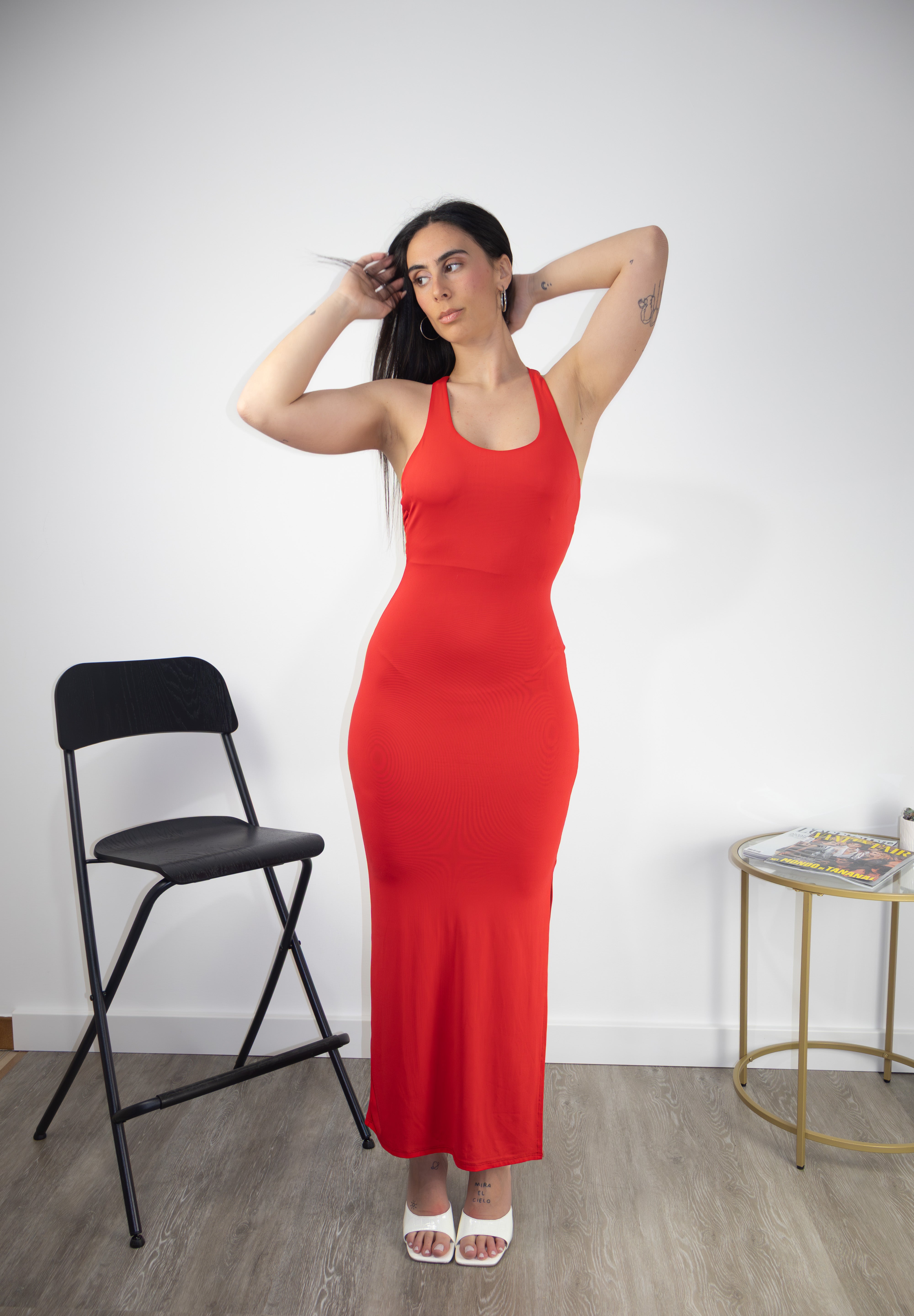 Longdress Calliope rosso